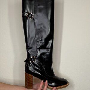 Gabriela Hearst Tall Black Heeled Boots